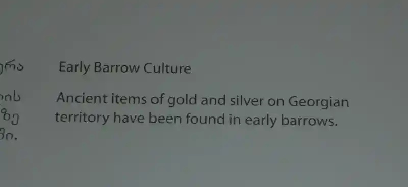 A gold necklace with swirling designs forming horns